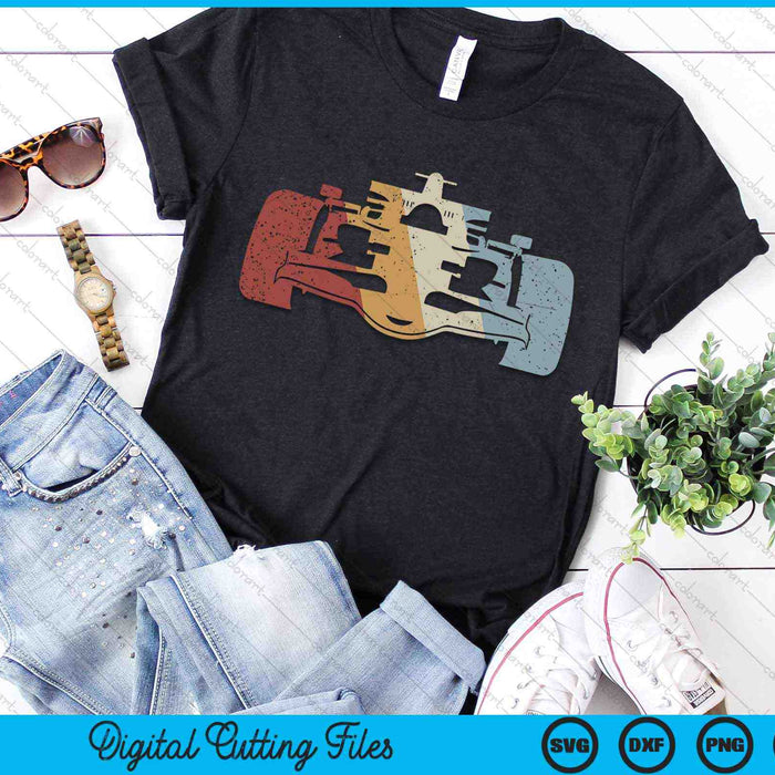 Racing Car Retro Style Vintage SVG PNG Digital Cutting Files
