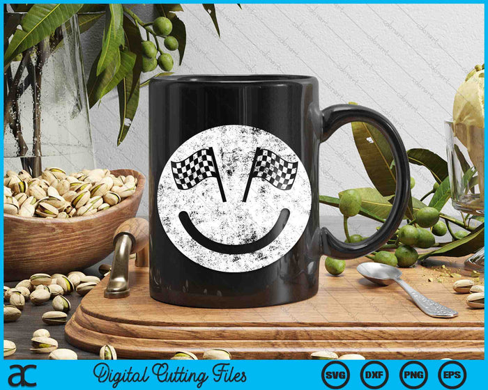 Racing Smile SVG PNG Digital Cutting Files