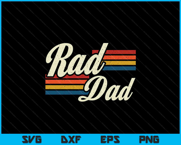 Rad papa retro vaders dag top SVG PNG digitale snijbestanden