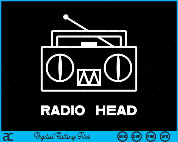 Radio Head SVG PNG Digital Printable Files