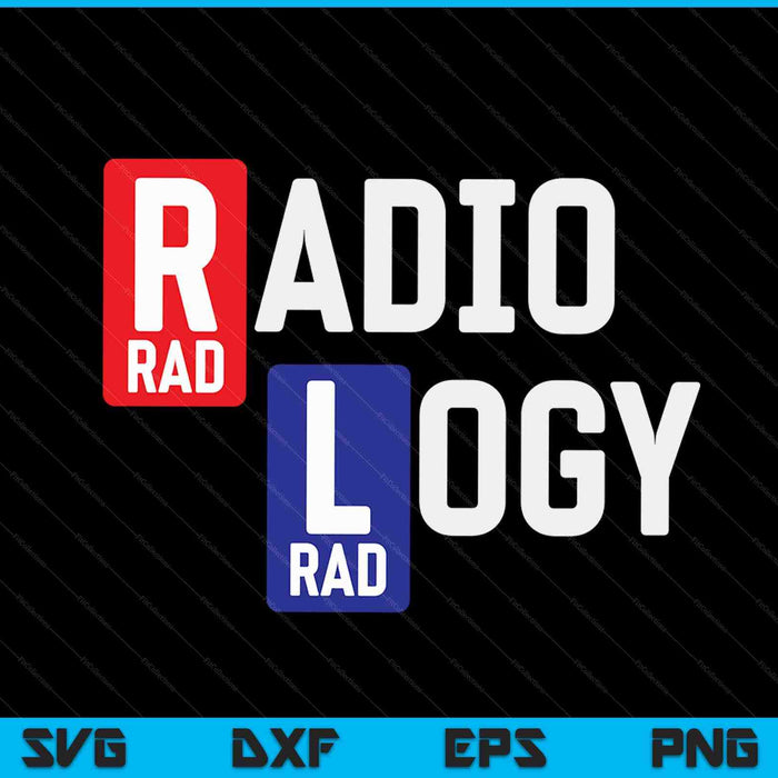 Radiology x-ray tech life SVG cut file