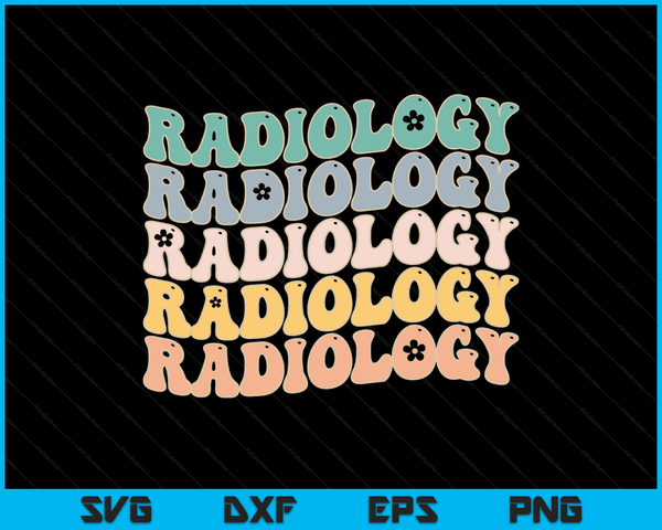 Radiology Radiologic Technologist Xray Tech SVG PNG Digital Cutting Files