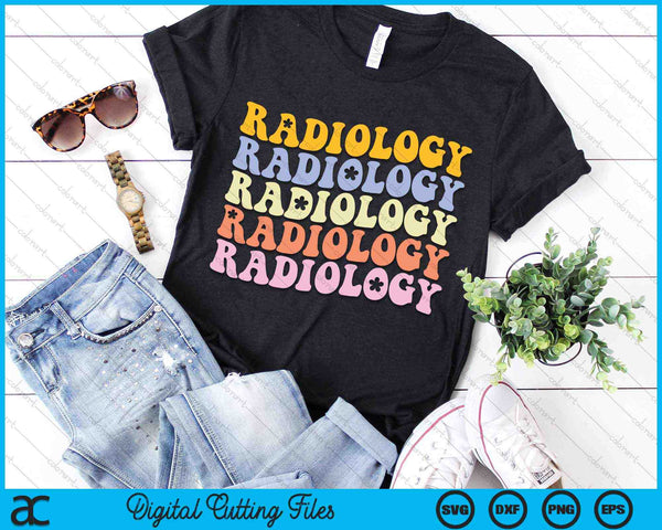 Radiology Technologist Groovy Boho Rad Tech SVG PNG Digital Cutting Files