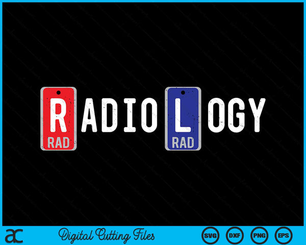 Radiology X-Ray Markers Right Left Lead Marker SVG PNG Digital Printable Files