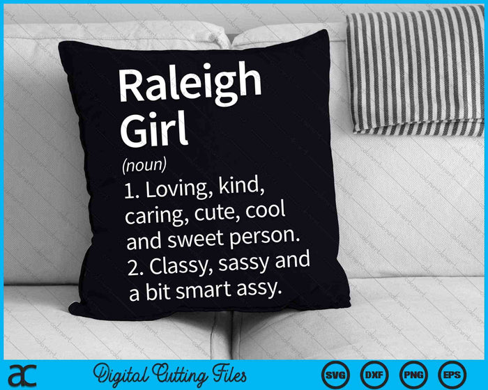 Raleigh Girl NC Carolina del Norte Home Roots SVG PNG Archivos de corte digital