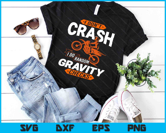 Random Gravity Checks Motocross & Dirt Bike SVG PNG Digital Cutting Files