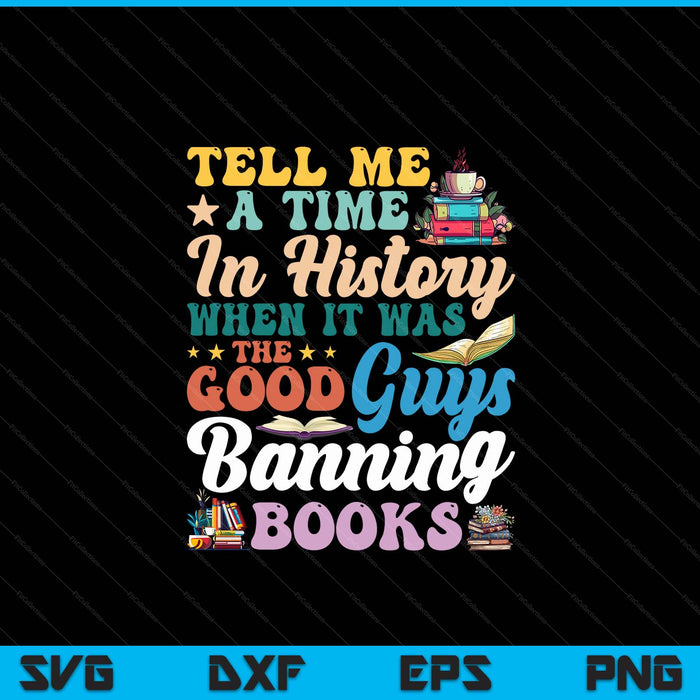 Read banned books week librarian SVG PNG cut file for Cricut