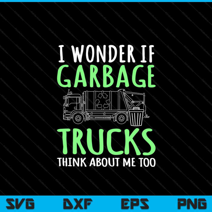 Recycling garbage truck trash collector recycle Earth Day SVG cut file