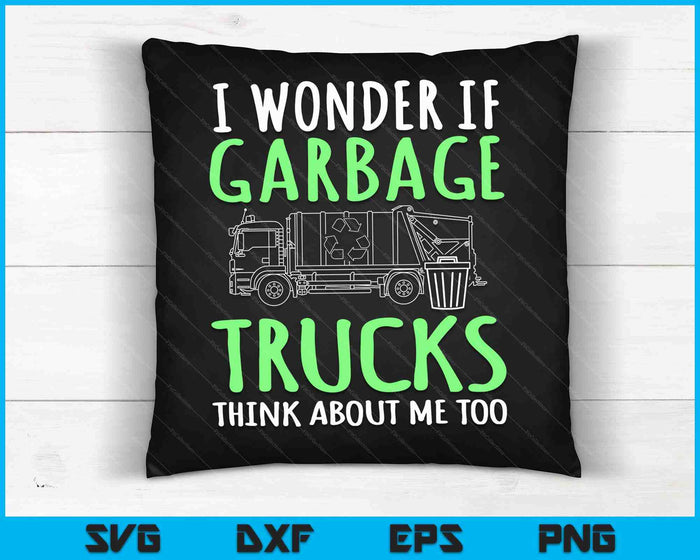 Recycling Garbage Truck Trash Collector Recycle Earth Day SVG PNG Digital Cutting Files