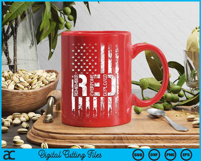Red Friday Military Memorial Day Veterans Family 4th Of July SVG PNG Digital Cutting Files