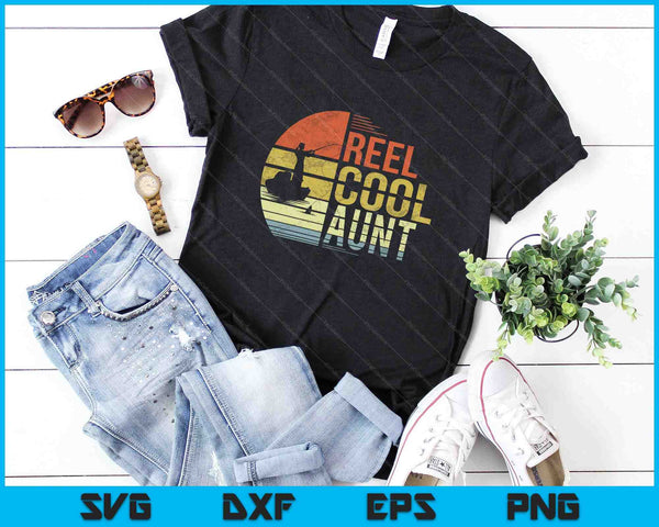 Reel Cool tante SVG PNG snijden afdrukbare bestanden - on a t-shirt