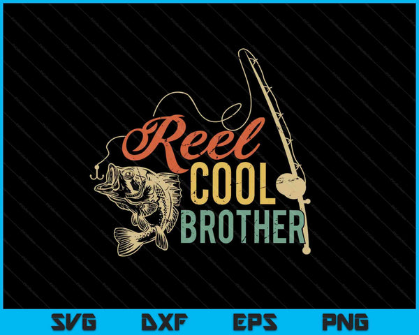 Reel Cool Brother SVG PNG snijden afdrukbare bestanden