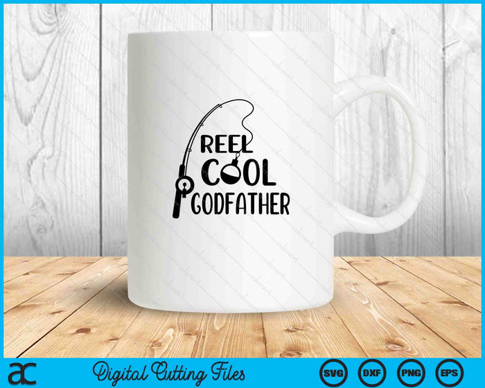 Reel Cool Godfather Father's Day SVG PNG Digital Cutting Files