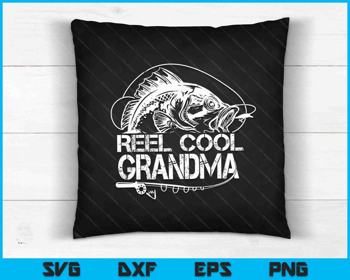 Reel Cool Grandma SVG PNG Digital Cutting Files