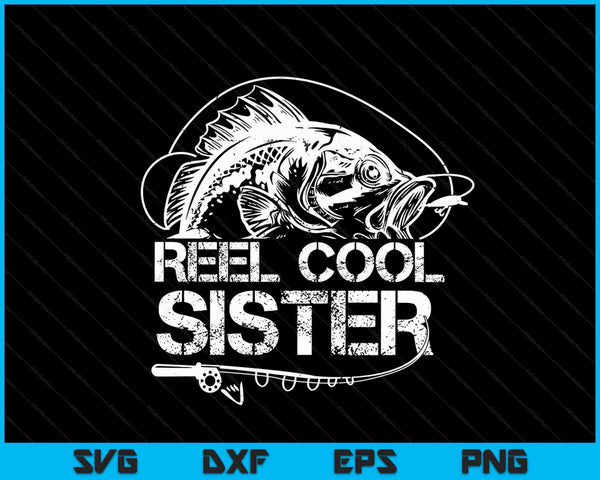Carrete Cool Sister SVG PNG Archivos de corte digital