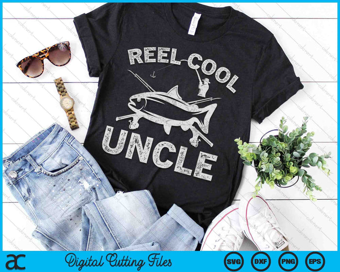 Reel Cool Uncle Father's Day SVG PNG Digital Cutting File