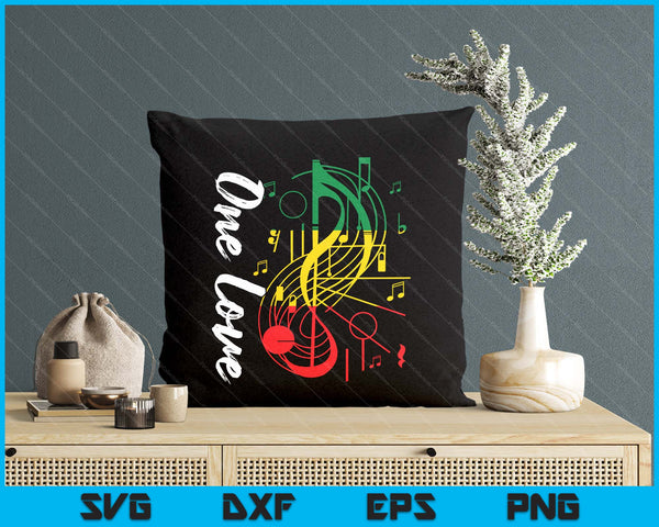 Reggae Rastafari One Pride Love Rastafarian Reggae Music SVG PNG Digital Printable Files