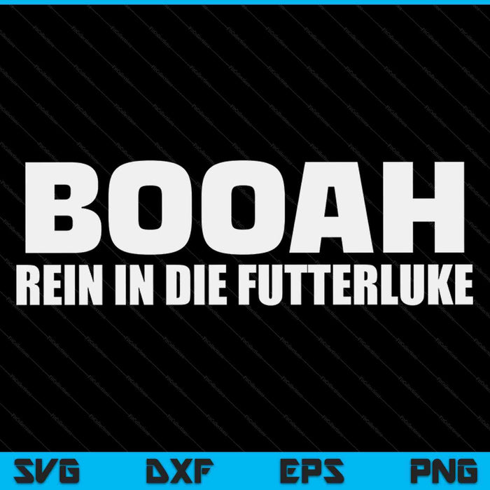 Rein in die Futterluke SVG PNG Digitale Schneidedateien