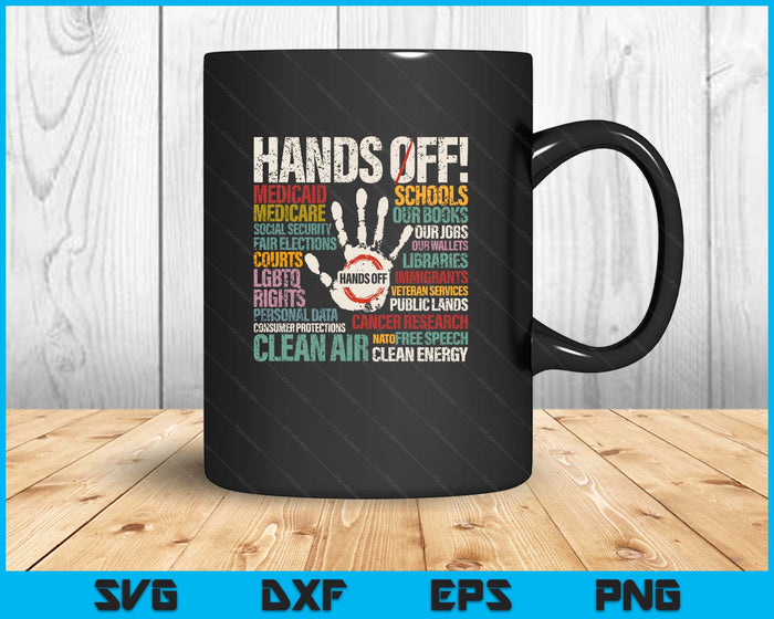 Resist Resistance Statue Of Liberty Hands Off Protest SVG PNG Digital Printable Files