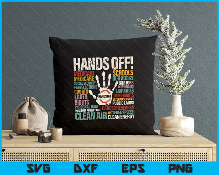 Resist Resistance Statue Of Liberty Hands Off Protest SVG PNG Digital Printable Files