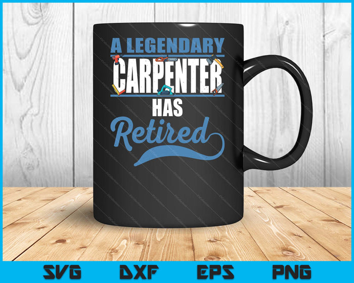 Retired Carpenter Retirement SVG PNG Digital Printable Files