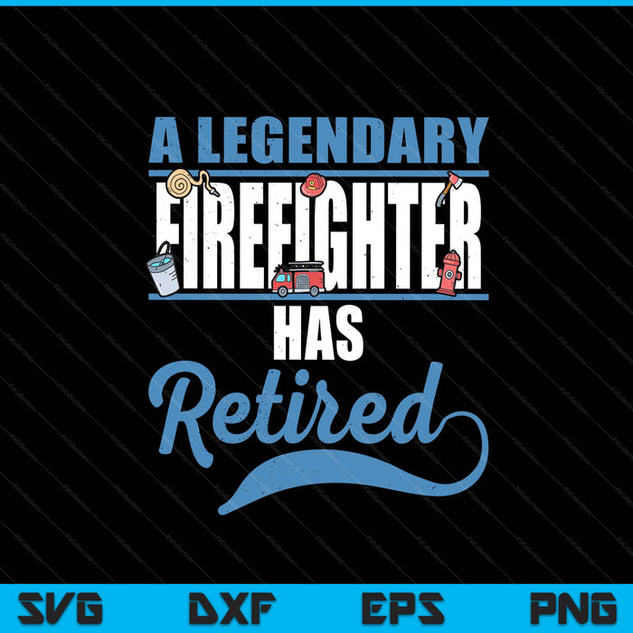 Retired Firefighter Retirement SVG PNG Digital Printable Files