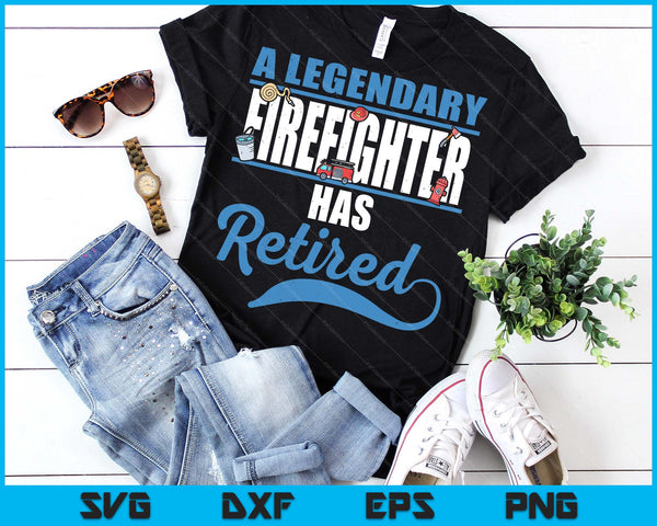 Retired Firefighter Retirement SVG PNG Digital Printable Files