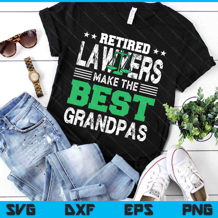 Retired Lawyers Grandpa T Shirt Attorney Retirement SVG PNG Digital Printable Files