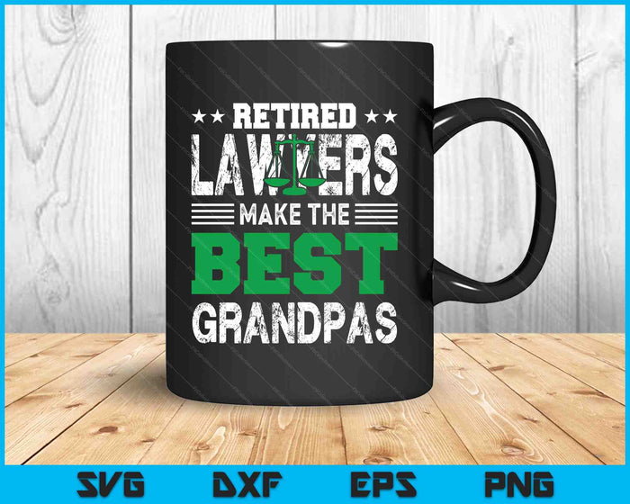 Retired Lawyers Grandpa T Shirt Attorney Retirement SVG PNG Digital Printable Files