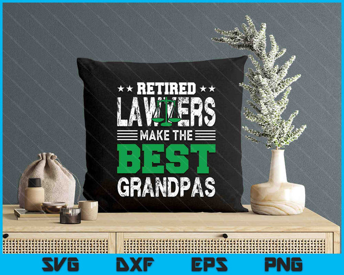 Retired Lawyers Grandpa T Shirt Attorney Retirement SVG PNG Digital Printable Files