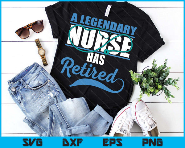 Retired Nurse Retirement SVG PNG Digital Printable Files