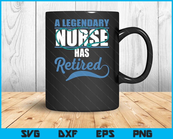 Retired Nurse Retirement SVG PNG Digital Printable Files
