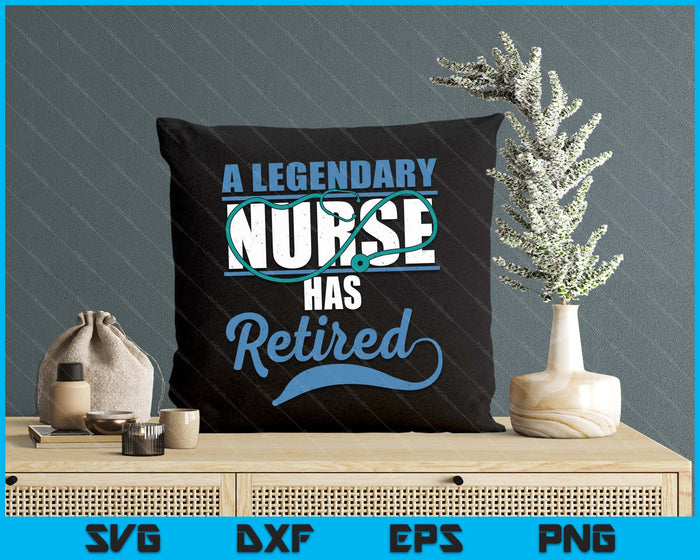 Retired Nurse Retirement SVG PNG Digital Printable Files