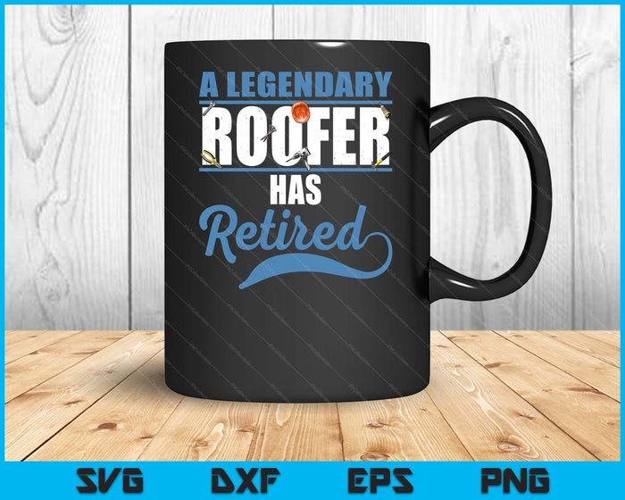Retired Roofer Retirement SVG PNG Digital Printable Files