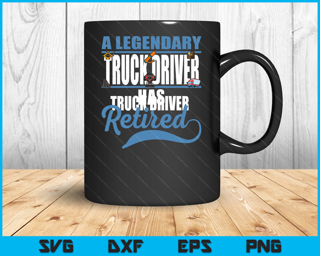 Retired Truck Driver Retirement SVG PNG Digital Printable Files ...