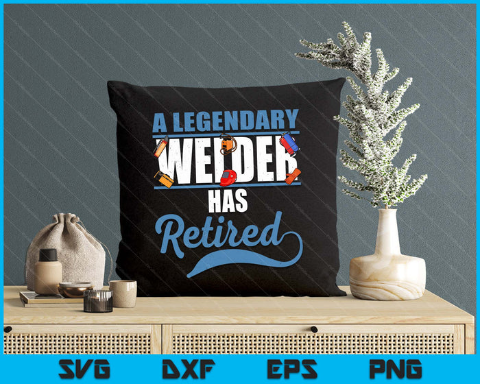 Retired Welder Retirement SVG PNG Digital Printable Files