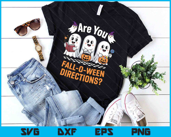 Retro Are You Fall O Ween Directions Funny Teacher Halloween SVG PNG Digital Printable Files