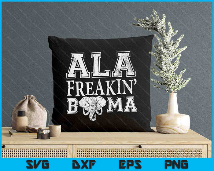 Retro Bama Vintage Alabama Ala Freakin Bama Alabama SVG PNG Digital Printable Files