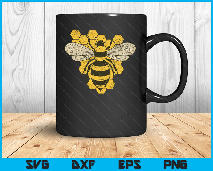 Retro Beekeeper Beekeeping Bumblebee Vintage Save The Bees SVG PNG Digital Printable Files