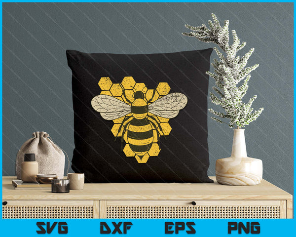 Retro Beekeeper Beekeeping Bumblebee Vintage Save The Bees SVG PNG Digital Printable Files