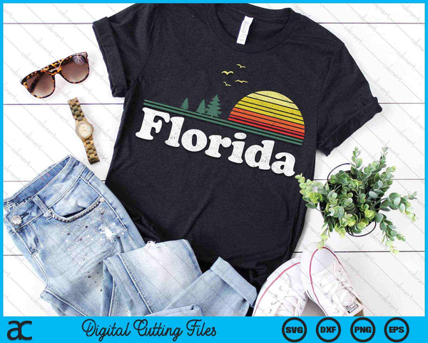 Retro Florida State Park FL Home SVG PNG Cutting Printable Files - on a t-shirt