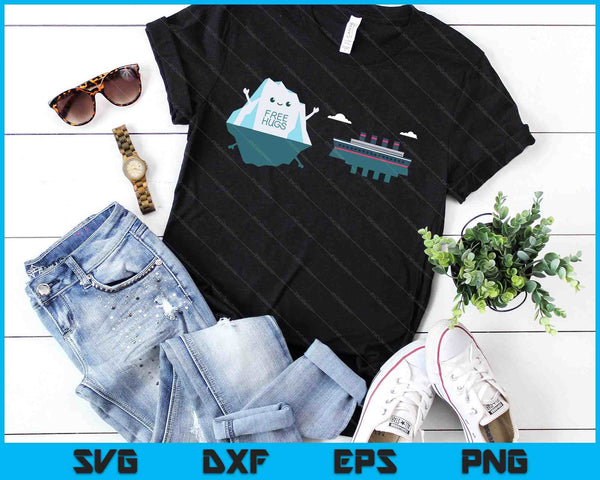 Retro Funny Titanic 1912 - Cruise Ship SVG PNG Digital Cutting File - on a t-shirt