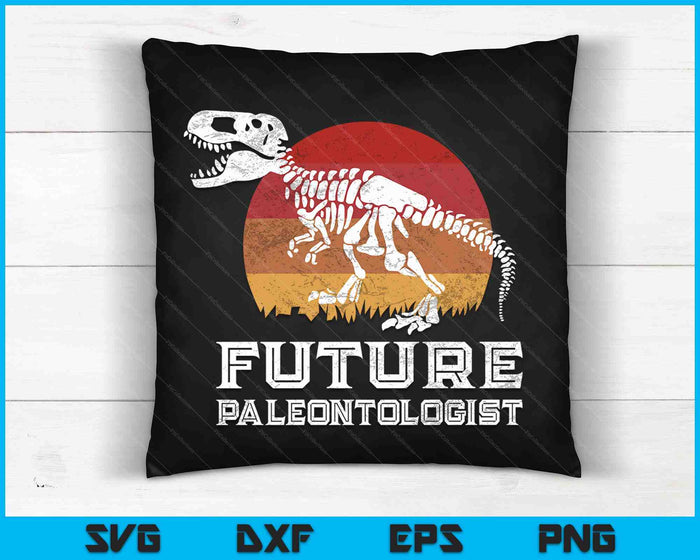 Retro Future Paleontologist T-Rex Dinosaur Fossil boys girls SVG PNG Digital Cutting Files