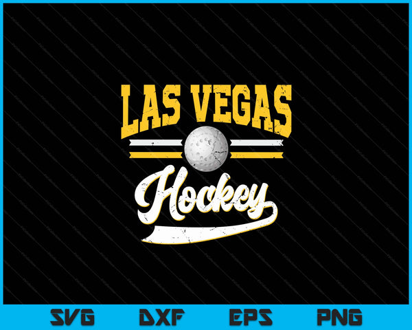 Retro Game Day Vintage Las Vegas Hockey SVG PNG Digital Cutting Files