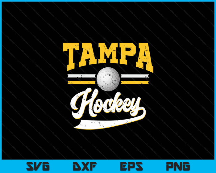 Retro Game Day Vintage Tampa Hockey SVG PNG Digital Cutting Files