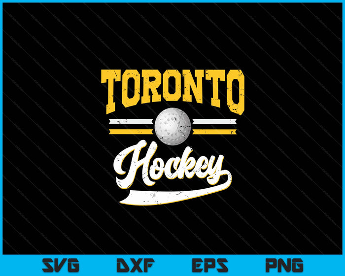 Retro Game Day Vintage Toronto Hockey SVG PNG Digital Cutting Files