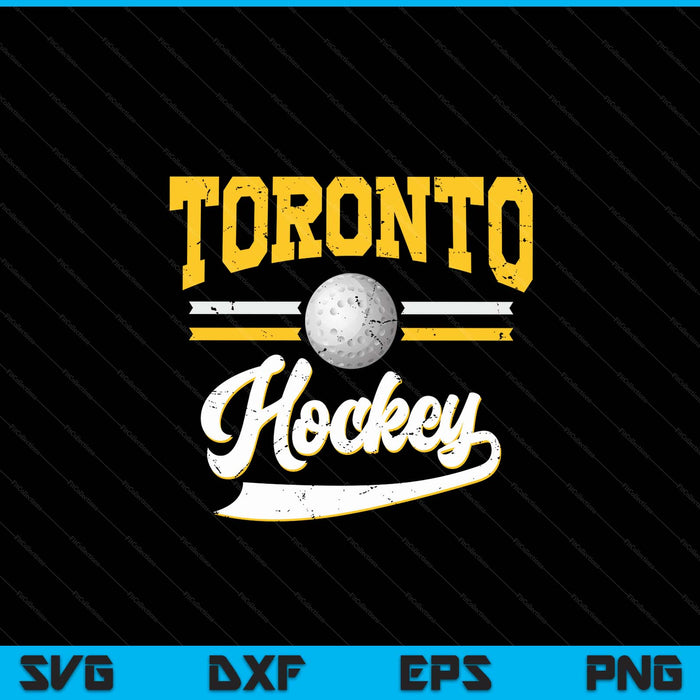 Retro game day vintage toronto hockey SVG PNG cut file for Cricut