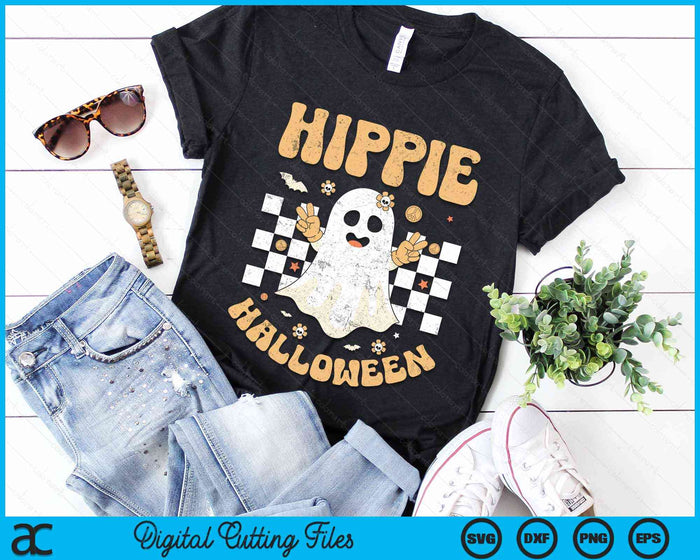 Retro Groovy Hippie Halloween Costume Funny Halloween SVG PNG Digital Cutting File