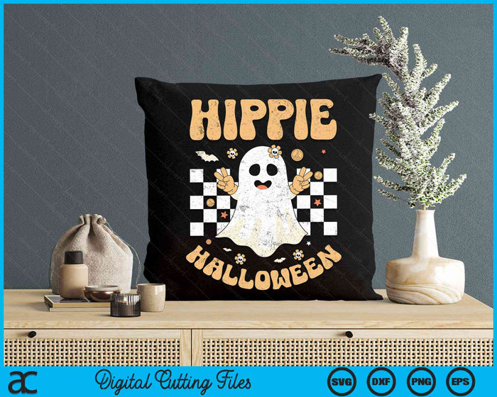 Retro Groovy Hippie Halloween Costume Funny Halloween SVG PNG Digital Cutting File