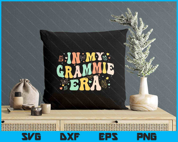 Retro Groovy In My Grammie Era Mother's Day SVG PNG Digital Printable Files